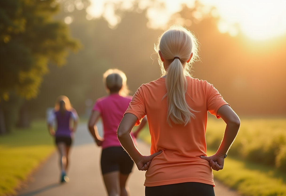 Людина виконує базові фітнес вправи в спортзалі